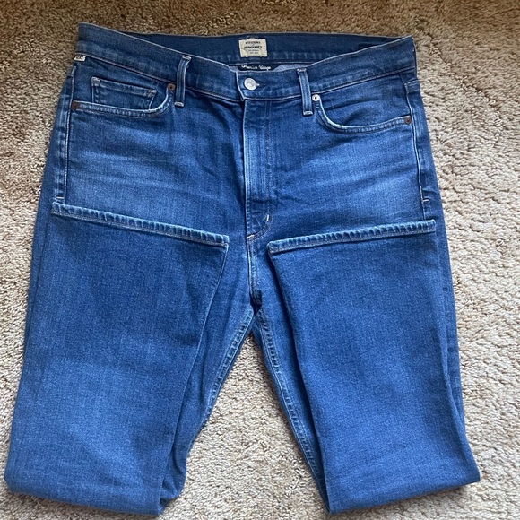 Citizens of Humanity Women’s Jeans Size 32 Demy Cropped Flare Western Casual - Picture 6 of 9